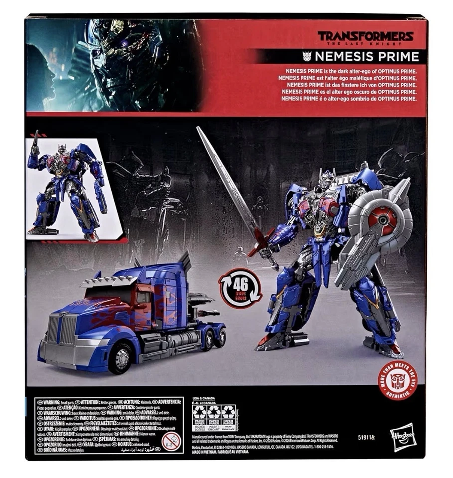 Transformers: The Last Knight Hasbro 2026 Leader Class (NEMESIS PRIME) 8+ New! - Image 2 of 4