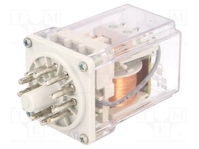 IKontakt max: 10A 24VDC 3PDT Relais: elektromagnetisch Sockel