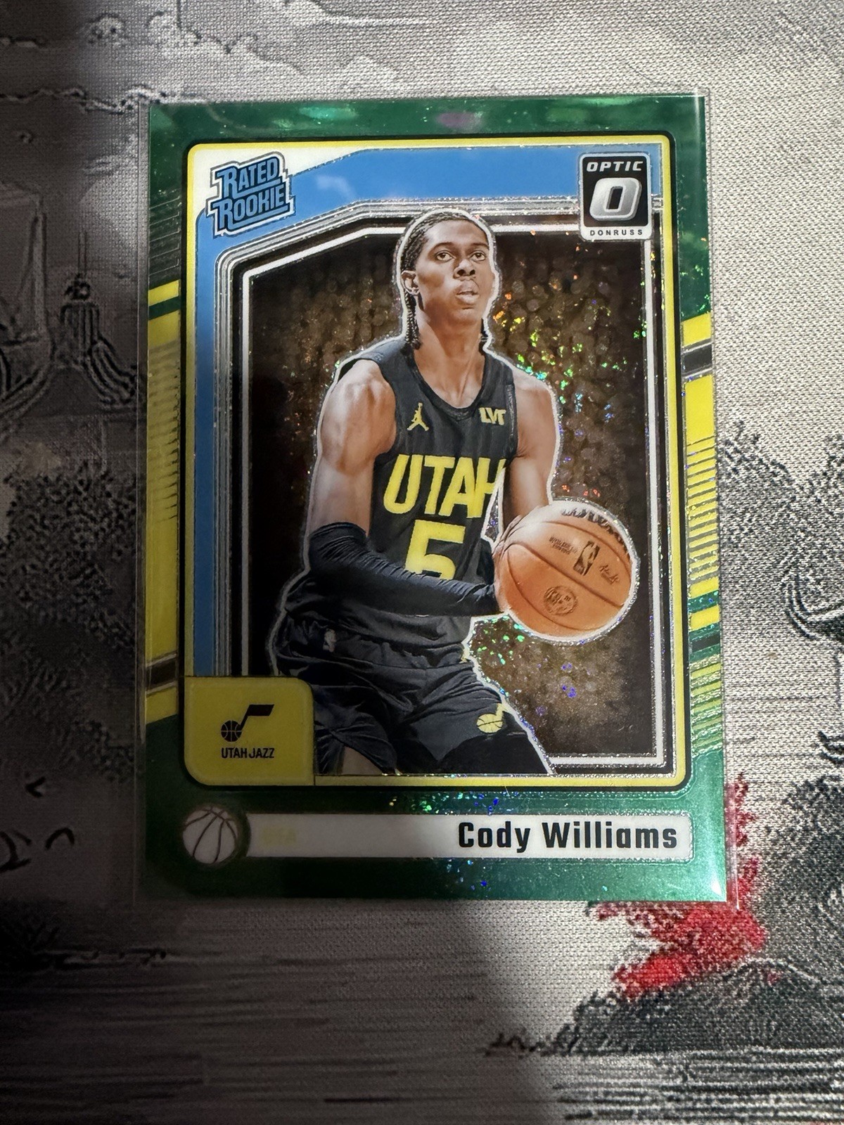 2024-25 Panini Donruss Optic - Rated Rookie Cody Williams #298 Green 1/5