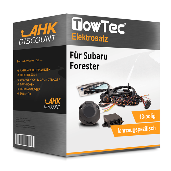 für Subaru Forester 11.2024-Jetzt Towtec Elektrosatz 13Polig Fahrzeugspezifisch-image