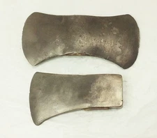Vintage Double & single bit axe head lot 4 lb 3 1/2 lb
