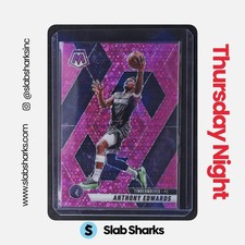 2024 PANINI MOSAIC #36 ANTHONY EDWARDS FAST BREAK PINK MOSAIC /20