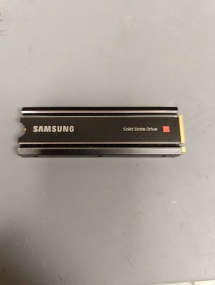 Samsung 980 Pro 2TB M.2 NVMe Interne SSD mit Kühlkörper Schwarz