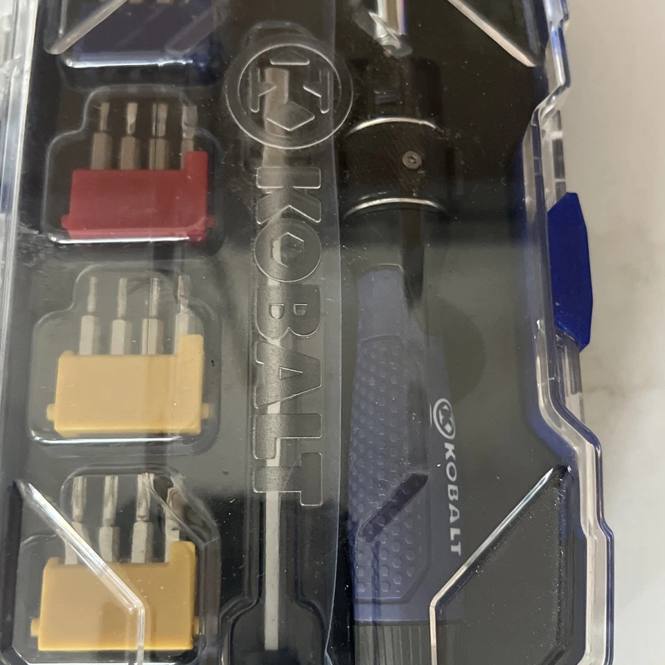 KOBALT 18 Pc DOUBLE DRIVE Mini Micro PRECISION SCEWDRIVER SET +Ext Bar Bits Case - Image 3 of 4