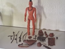 READ Marx Johnny West Fort Apache Fighters Fighting Eagle With Accessories