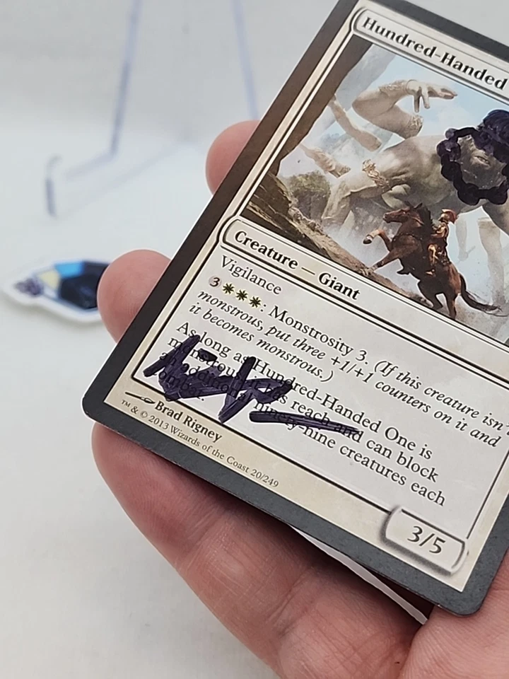 Hundred-Handed One ARTIST ALTERED SIGNED Brad Rigney Theros MTG *CCGHouse* - Image 3 of 4