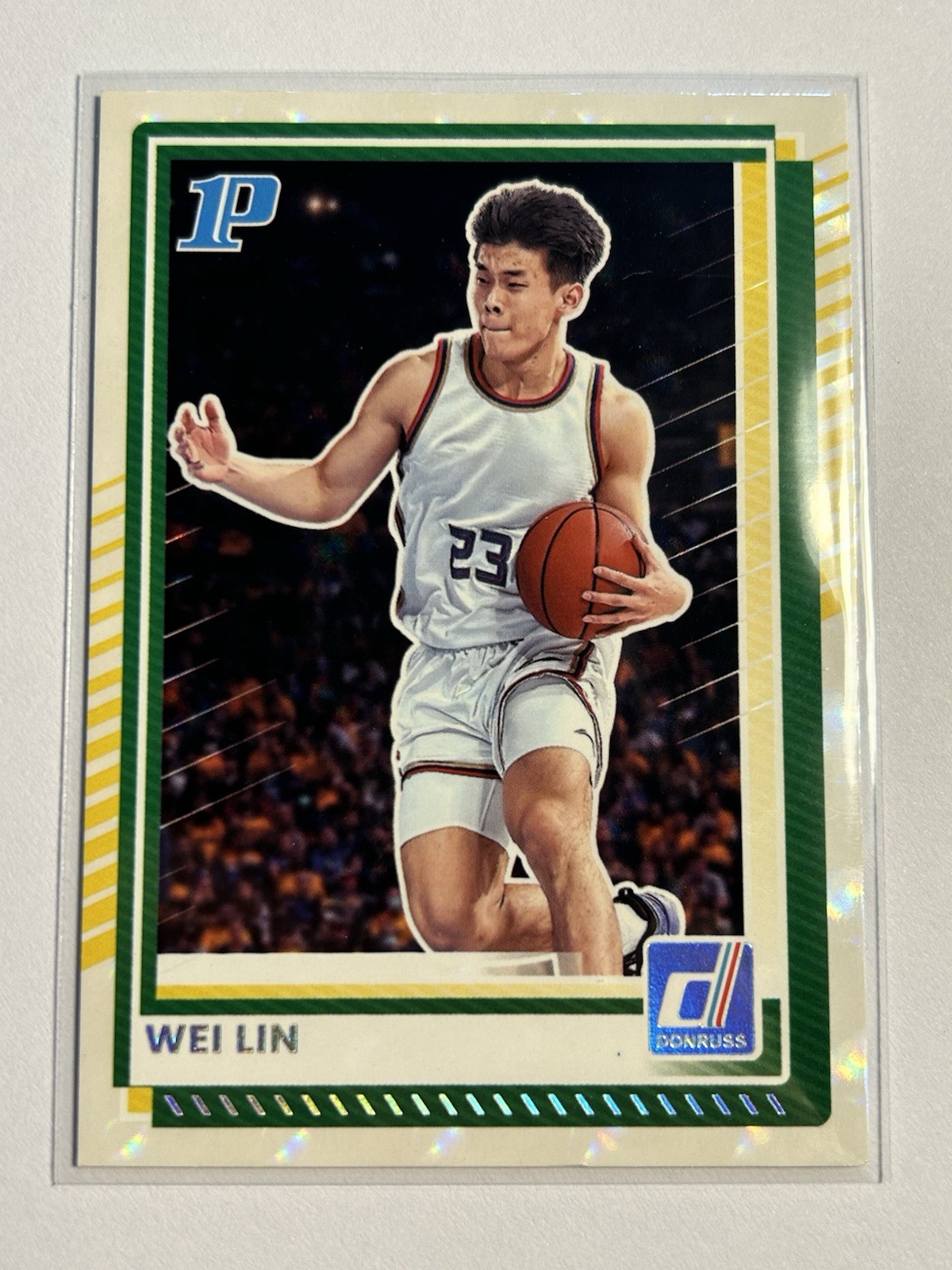 2025-26 Panini Donruss Wei Lin Diamond SP 1st Prospect Rookie  #124