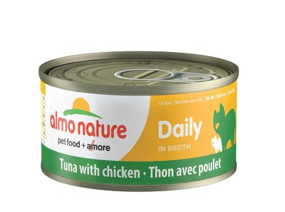 Daily Tuna with Chicken Grain Free Additive Free, Adult Cat Canned Wet Food S...