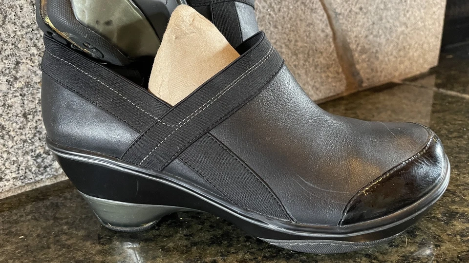 Zuecos cómodos negros clásicos Jambu para mujer Cali talla 10 antideslizantes Foto 4 de 4