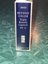 Vintage New NOS Avon Beyond color triple benefit lipstick SPF 12- Azalea