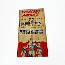 Straight Arrow 1951 Secrets of Indian Lore 72 Injun-Unites Promo