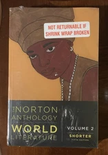 The Norton Anthology World Literature Volume 2 Shorter Fifth Edition BRAND NEW