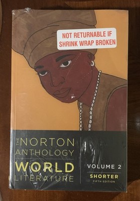 The Norton Anthology World Literature Volume 2 Shorter Fifth Edition BRAND NEW