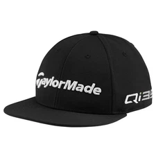NEW 2025 TaylorMade Tour Flatbill Qi35/Tp5 Black Snapback Golf Hat/Cap