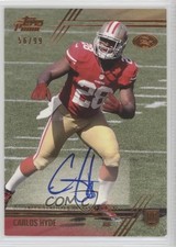 2014 Topps Prime Rookie Variation Copper Auto 56/99 Carlos Hyde #131 Auto 0af