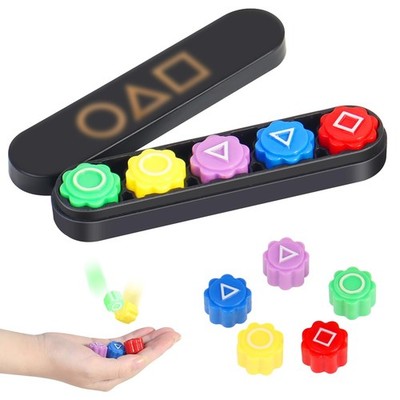 YANXINKE Gioco Tradizionale Coreano Gonggi, Gonggi Jack Stone Catching Game, Set di Pietre Colorate, Ideale per Divertimento in Famiglia