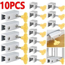 Sliding Door Window Safety Lock Baby Child Security Stopper Anti-Theft Strap