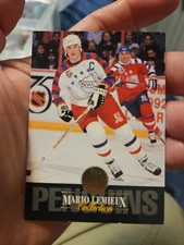 1993-94 Leaf Mario Lemieux Collection Mario Lemieux #7 HOF
