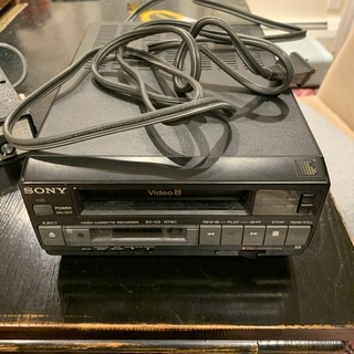 Sony EV C3 Video8 8 mm VCR Cinta Grabadora Reproductor Cubierta Piezas o Reparación COMO ESTÁ