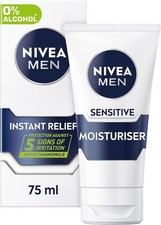 NIVEA MEN Sensitive Moisturiser Tube made for Sensitive Skin 75ml