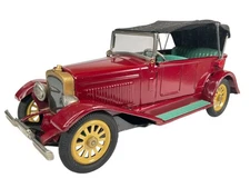 Vtg 1925 Mercedes Benz Tin Friction Toy Car Convertible 10" metal SSS Japan  #