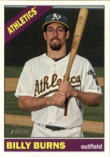 2015 Topps Heritage Baseball Card #586 Billy Burns