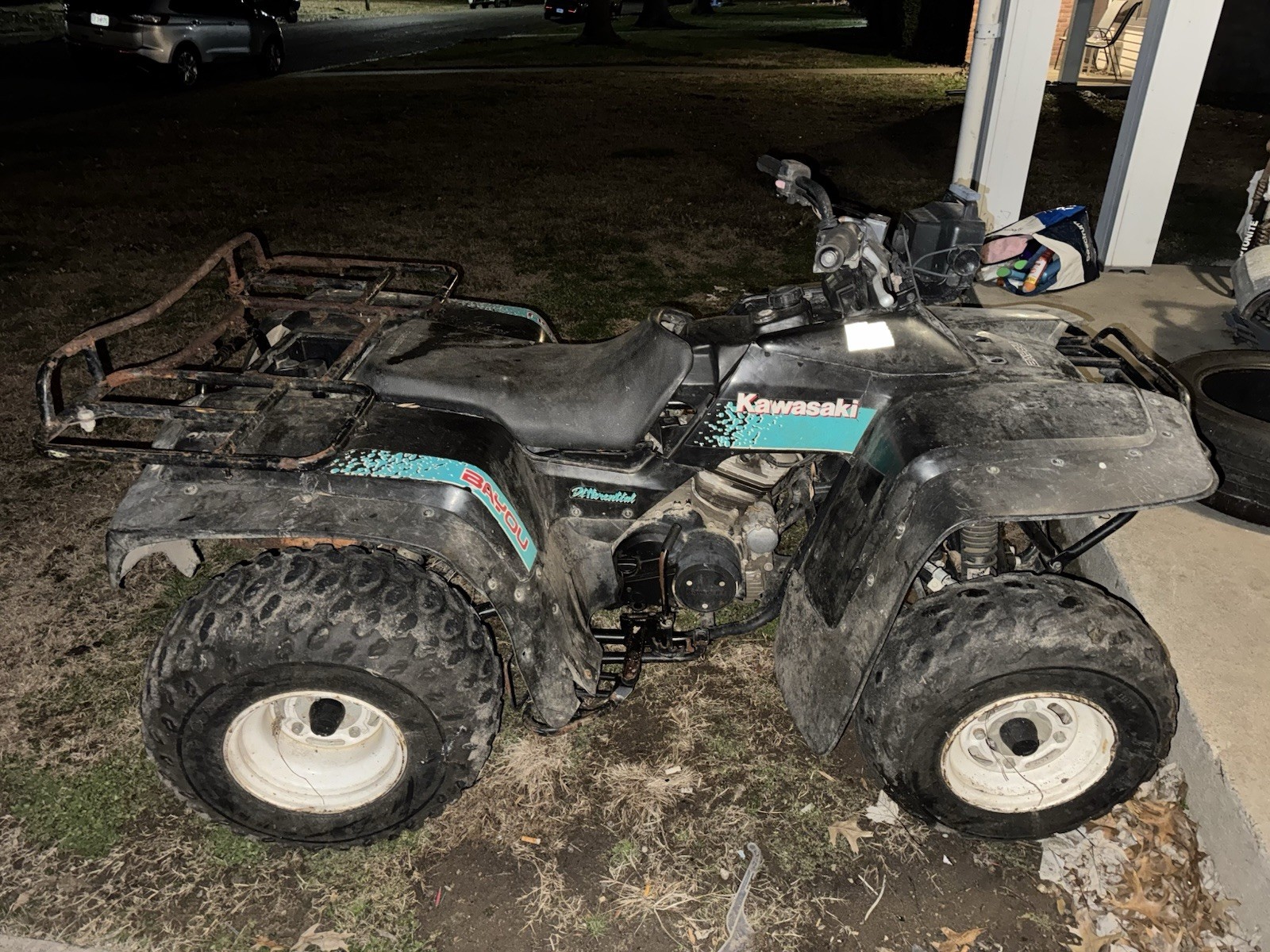 1994 Kawasaki Bayou KLF300 5 speed semi automatic with reverse