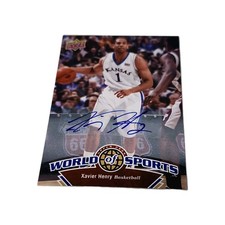 Upper Deck 2010 World of Sports Xavier Henry Kansas Jayhawks Autograph Card #331