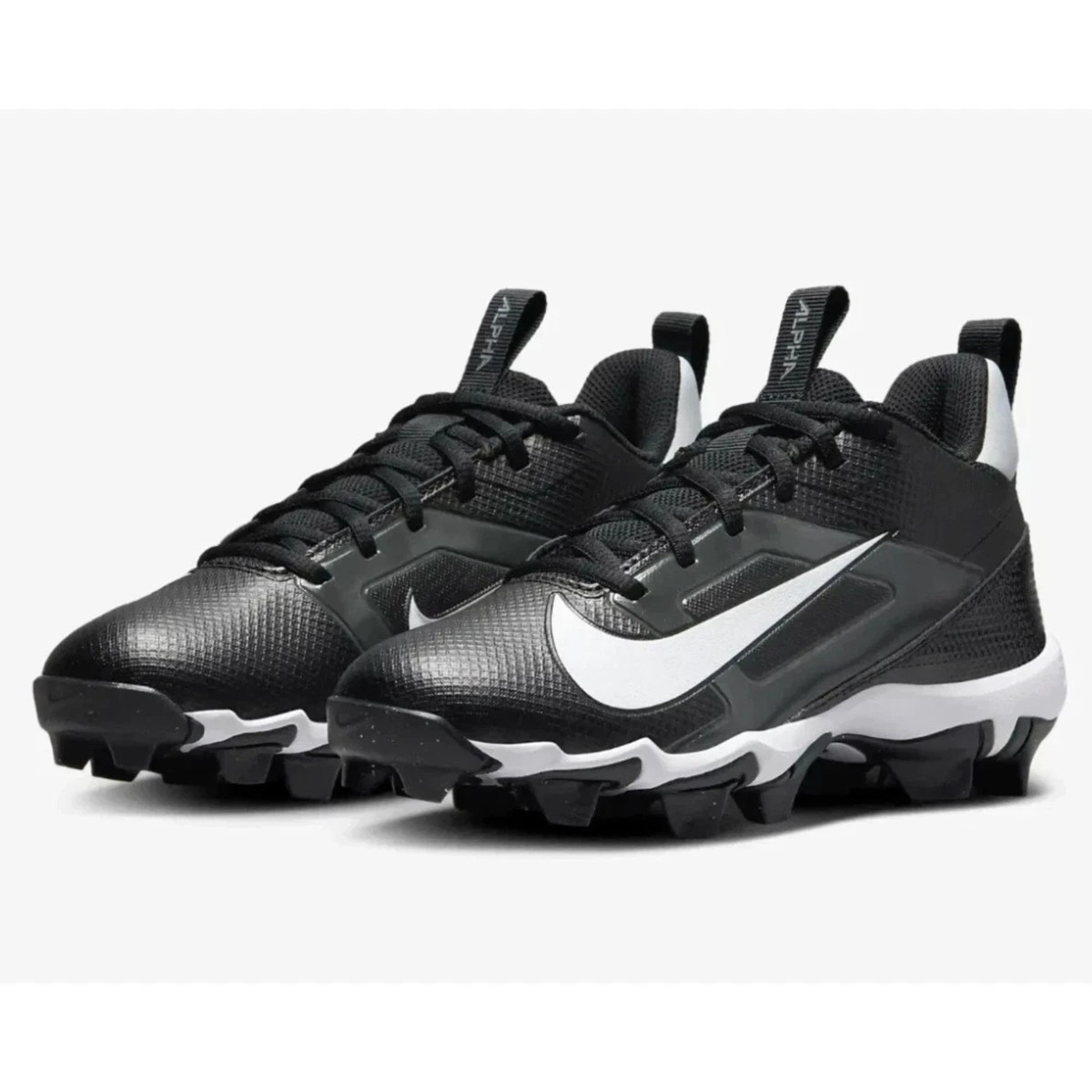 Nike Alpha Menace 4 Shark FQ4016-001 Boys 1 Black White Football