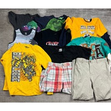 Lot of 10 Boys XL 14-16 Clothing Graphic Tees Pants Multi Champion Transformers