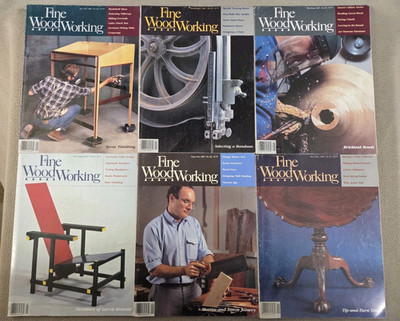 1987 Fine Woodworking Magazine Issues 62-67 Complete Year 6 Issues