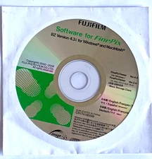 Genuine OEM Fujifilm Software CD for FinePix BZ Version 4.3i for Windows & Mac