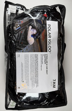 7 AM Enfant Polar Igloo Small- 0-6 month Black Quilted Sherpa LS200