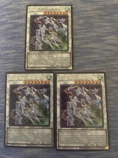 3x crystal wing synchro dragon Rare Phre Near Mint Condition