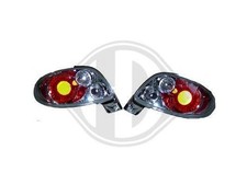 Designrückleuchten Set Klarglas/Chrom für Peugeot 206CC 98-05
