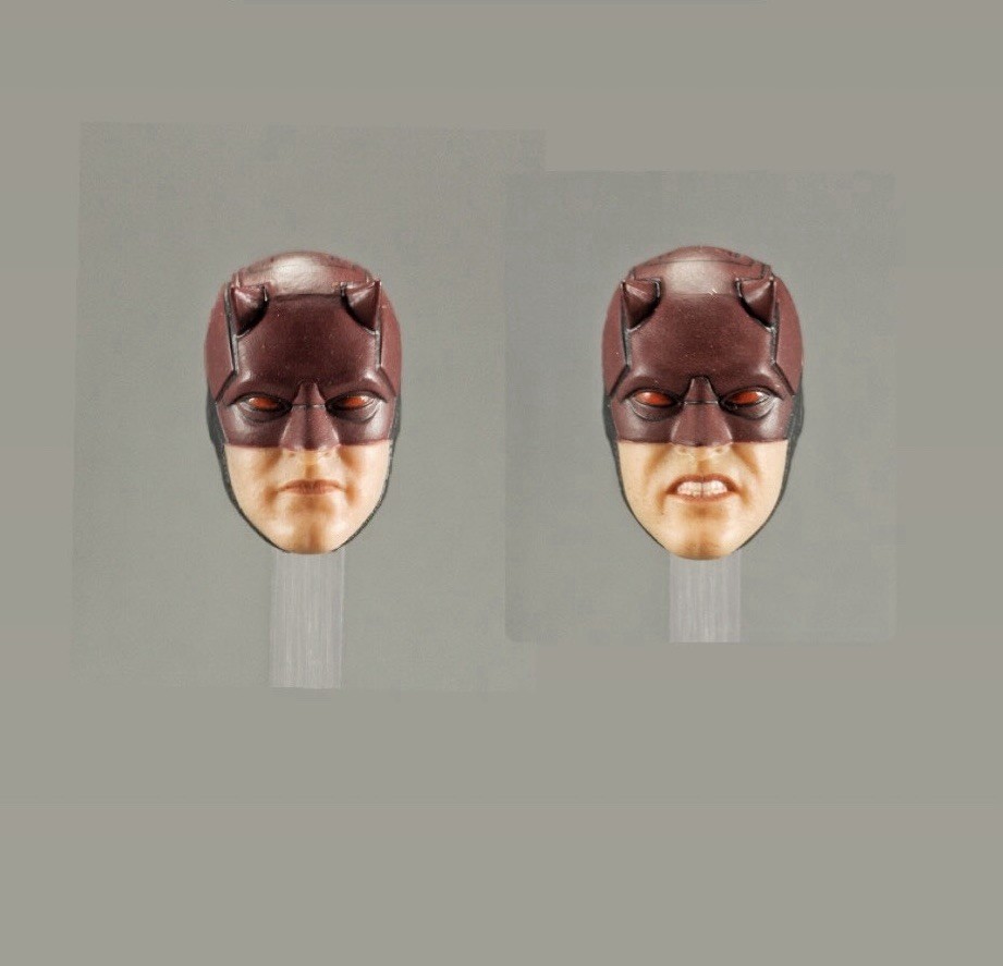 Mezco One 12 Collective Daredevil Netflix Head Head Sculpt Only