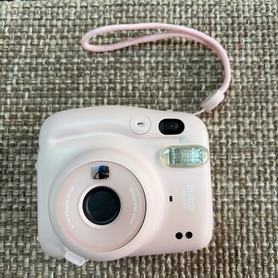 Fujifilm Instax Mini 11 Blush Pink TESTED WORKS Instant Camera EUC