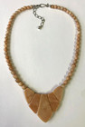 HSN Jay King Sterling Silver Madagascar Peach Gemstone 18" Bead Necklace — photo 4