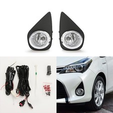 Front Fog Light Fit 2015 2016 2017 Toyota Yaris Hatchback Clear Bezel Switch Front Fog Light Fit 2015 2016 2017 Toyota Yaris Hatchback Clear Bezel Switch