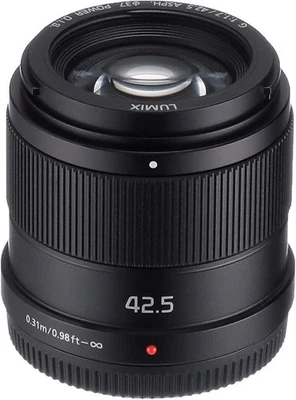 Panasonic Lumix G H-HS043-K Noir 42,5 mm F1,7 ASPH POWER O.I.S NEW JP - Photo 1/3