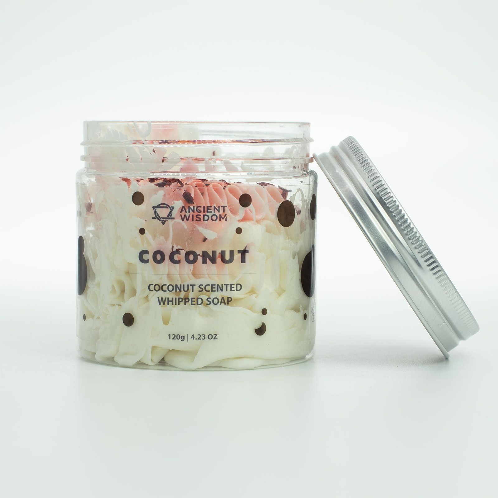 Whipped Cream Soap Tropical Coconut Scented 120g - Ancient Wisdom - Image 2