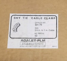 Adalet SH-75 Sky-Tie cable clamp sh75 3/4-1" cable nib/nos qty 10