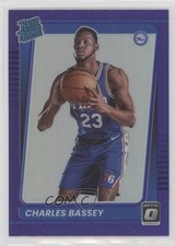 2021-22 Panini Donruss Optic Rated Rookie Purple Prizm Charles Bassey #163 fm0
