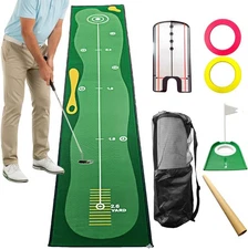 10ft Putting Green Indoor, Golf Mat with 20 ft x 10 inch, 