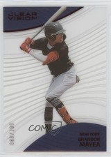 2023 Panini Chronicles Clear Vision Red 80/100 Brandon Mayea #21 0e2x