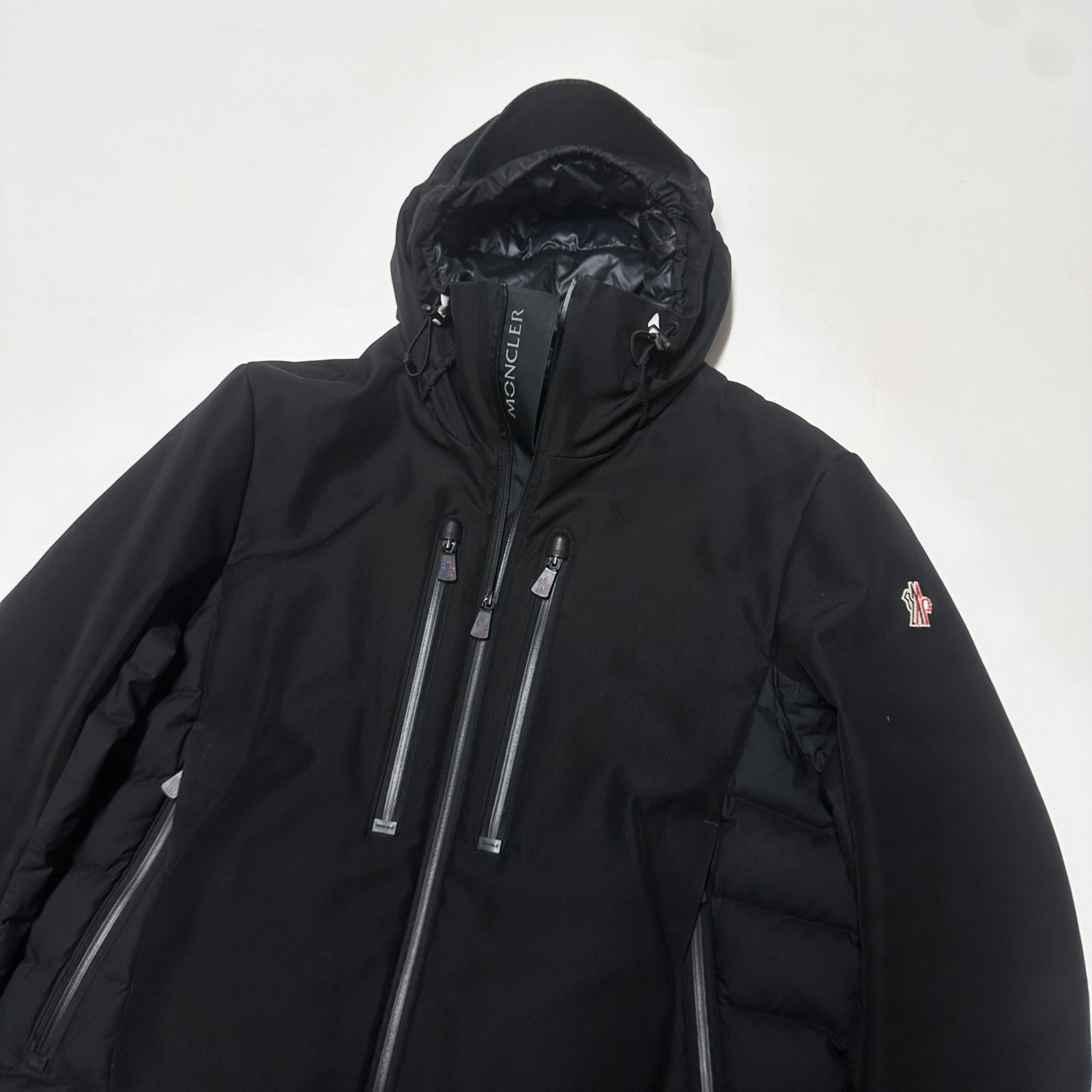 MONCLER BESANS GRENOBLE SIZE 6 3XL XXXL MENS JACKET PUFFER BLACK SKI 2XL XXL thumbnail 2