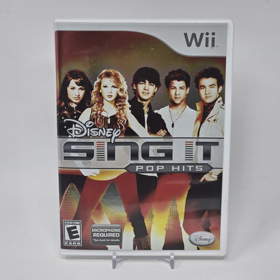 Sing It: Pop Hits Disney (Nintendo Wii) CIB COMPLETE & TESTED