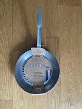 De Buyer 12.50" Mineral B Carbon Steel Grill Pan for Grilling & Browning Meat