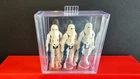 Star Wars Snowtrooper. Lot of 3. Original blaster. Custom skirt. Vintage. 1980