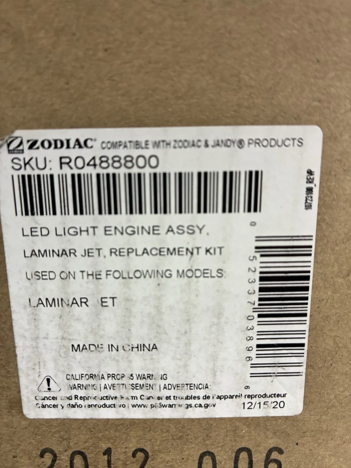 Jandy R0488800 ACUARELAS LED Laminar Jet Light Motor 12VAC Foto 3 de 3